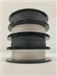 MULTIFILAMENTO J-BRAID 4X 200M 0,35mm EN BLANCO Y GRIS