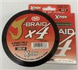 MULTIFILAMENTO J-BRAID 4X 200M 0,35mm COLORES VARIOS